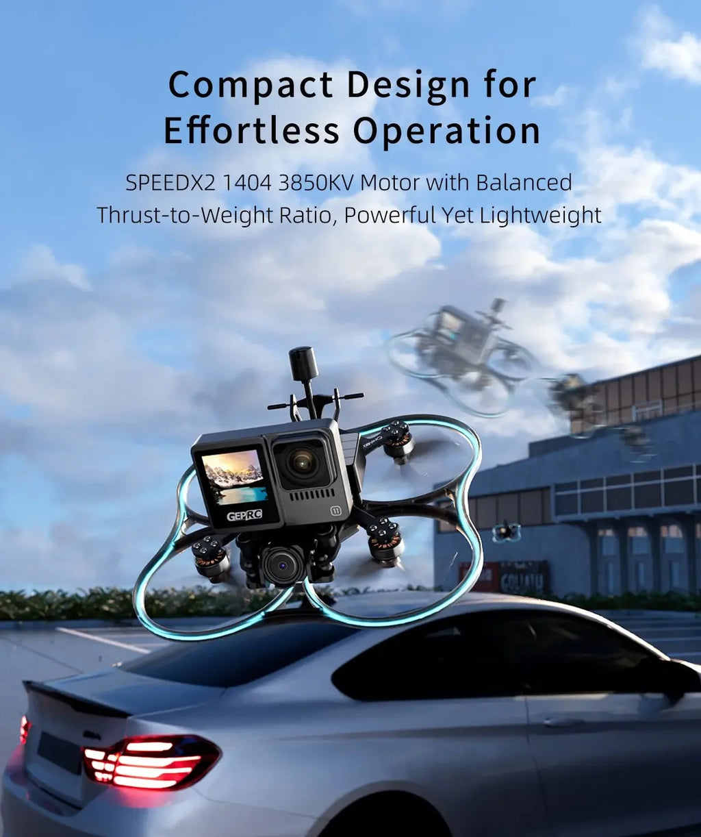 GEPRC Cinelog30 V2 FPV Cinewhoop Drone - 4S Power Digital System Tidesmit