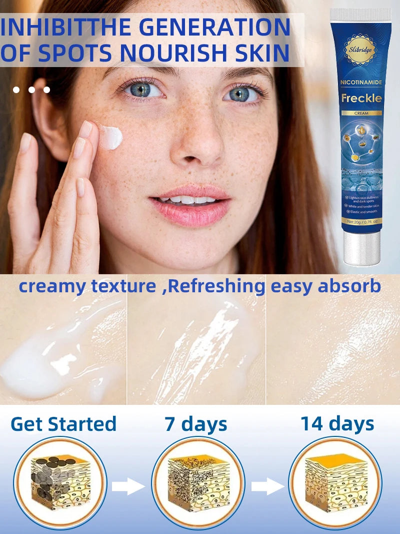 Tidesmit lightening facial cream for dark spots and melasma texture close-up for even skin tone makeup application