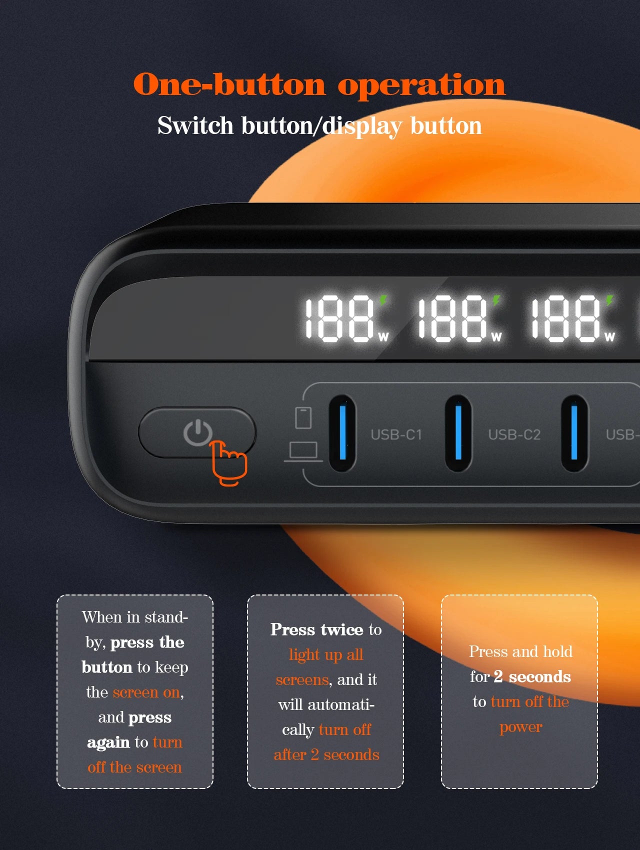 140W GaN USB-C Charger | Fast PD Adapter for Laptops & Mobile Devices Tidesmit
