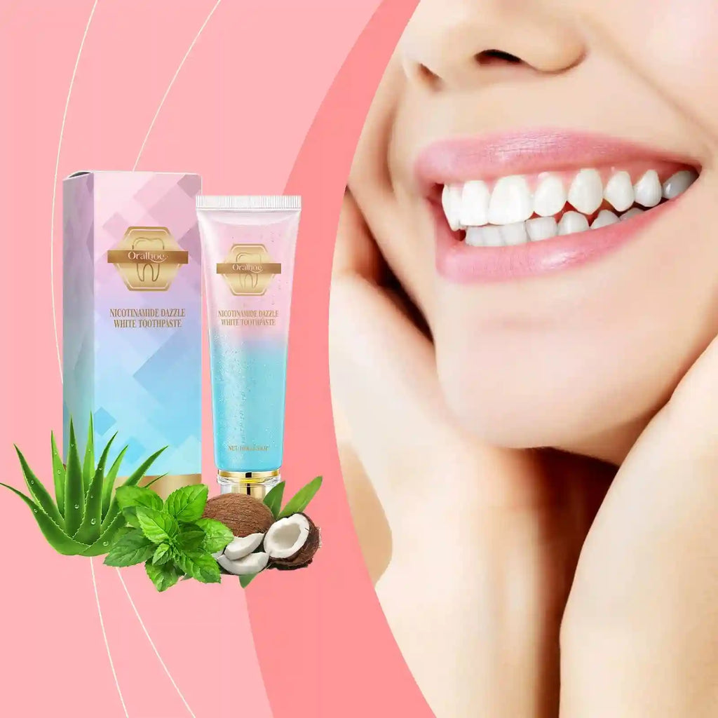 Tidesmit Nicotinamide teeth whitening toothpaste for plaque removal and deep oral cleaning