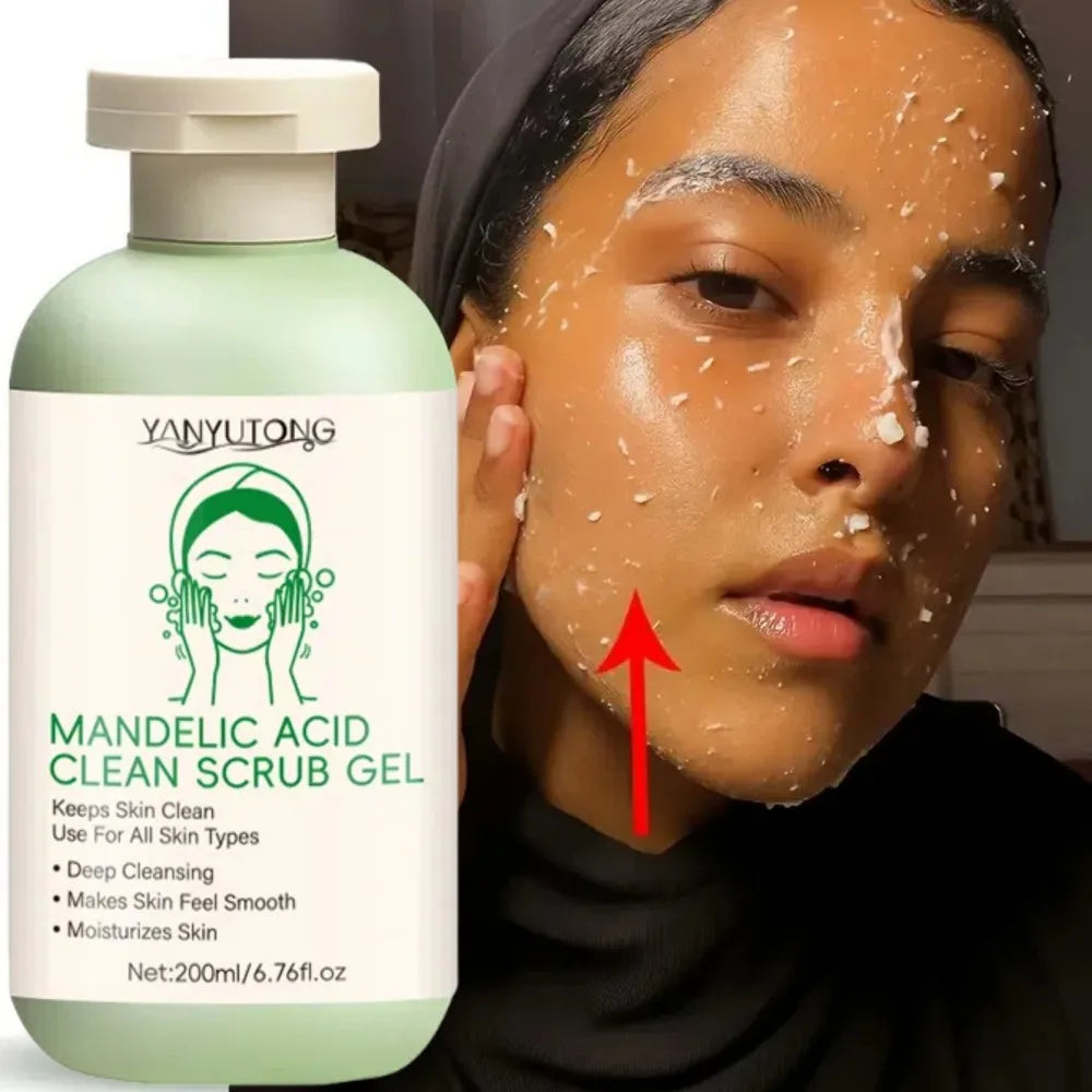 Exfoliating Facial Scrub | Aloe Vera Deep Pore Cleansing Gel Scrubs Treatments Tidesmit