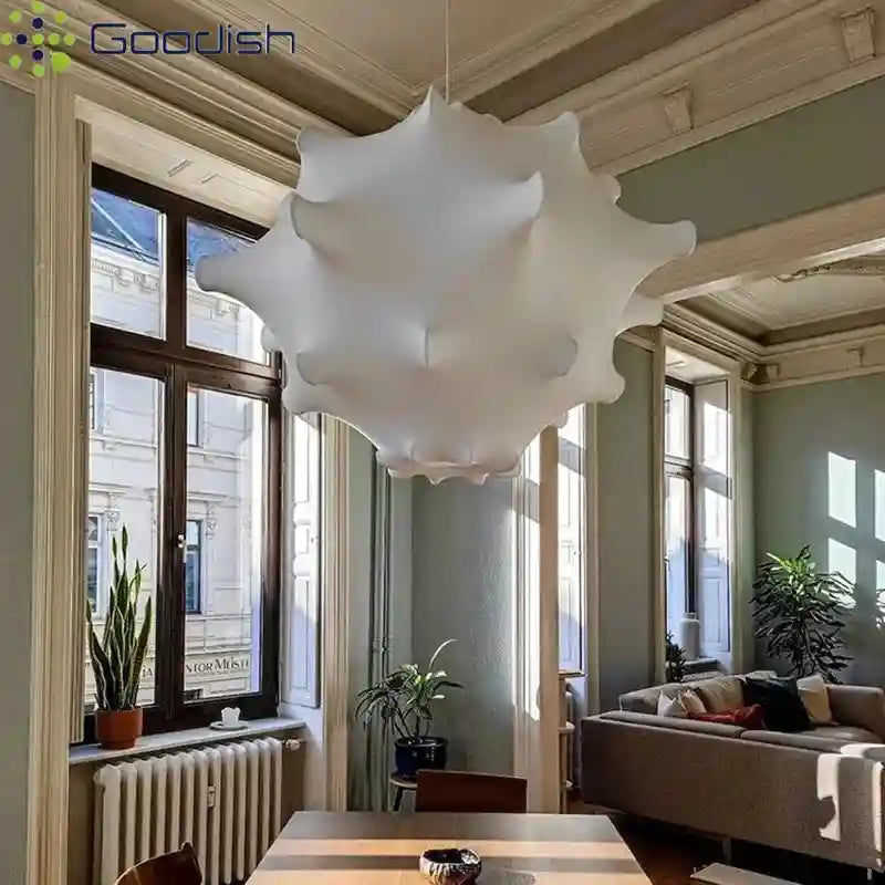 Wabi Sabi Silk Pendant Light | Handmade Aesthetic Chandelier 50-68cm Tidesmit