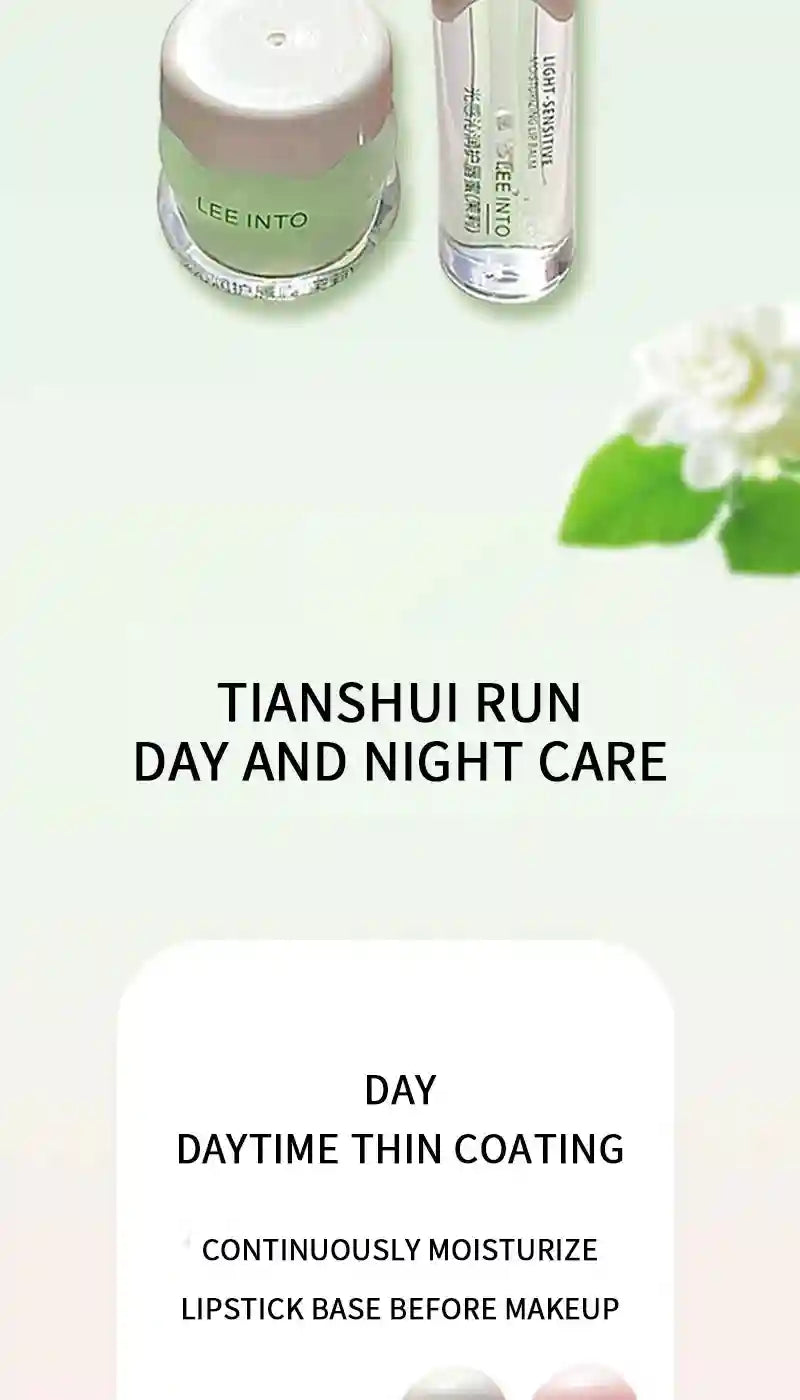Lip Care Set: Moisturizing Jelly Balm Day & Night Duo by Tidesmit Lip Care Tidesmit