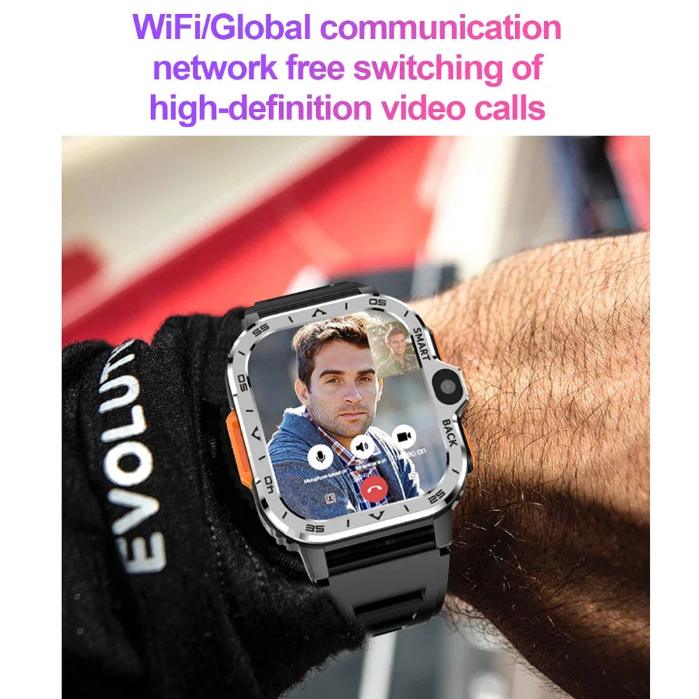 2026 PGD Android Smart Watch Men GPS 16G/64G ROM Storage HD Dual Camera NFC 2G 4G SIM Card WIFI Wireless Fast Internet Access