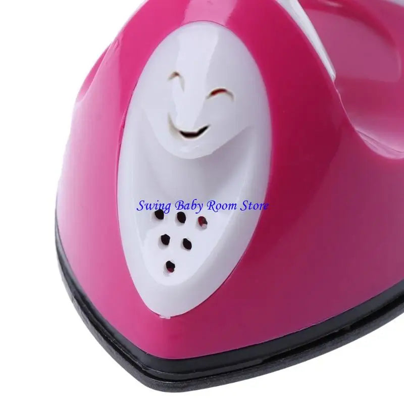 Tidesmit K1AD portable mini heat press iron for clothes, 3.9 inch compact handheld iron for crafts and laundry.
