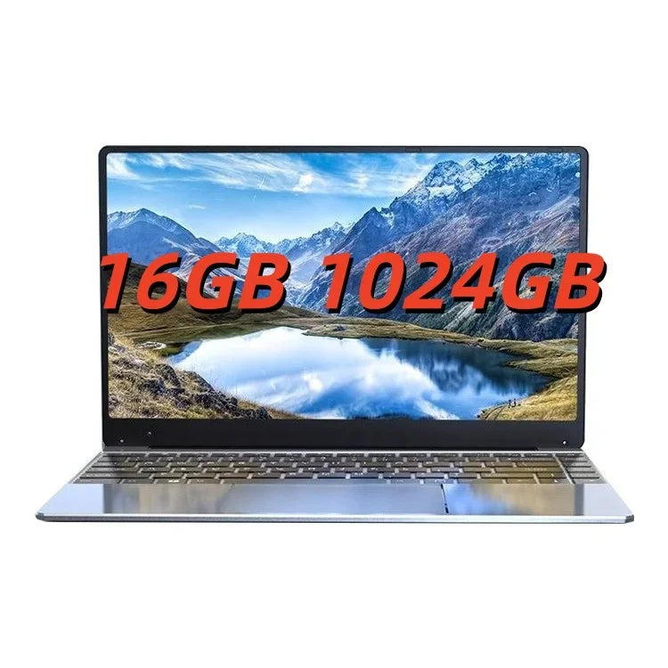 Practical 14.1 Inch Laptop Intel 4405U,120Hz Ultra-Clear IPS,32GB RAM 2TB SSD,5000mAh Backlit Keyboard