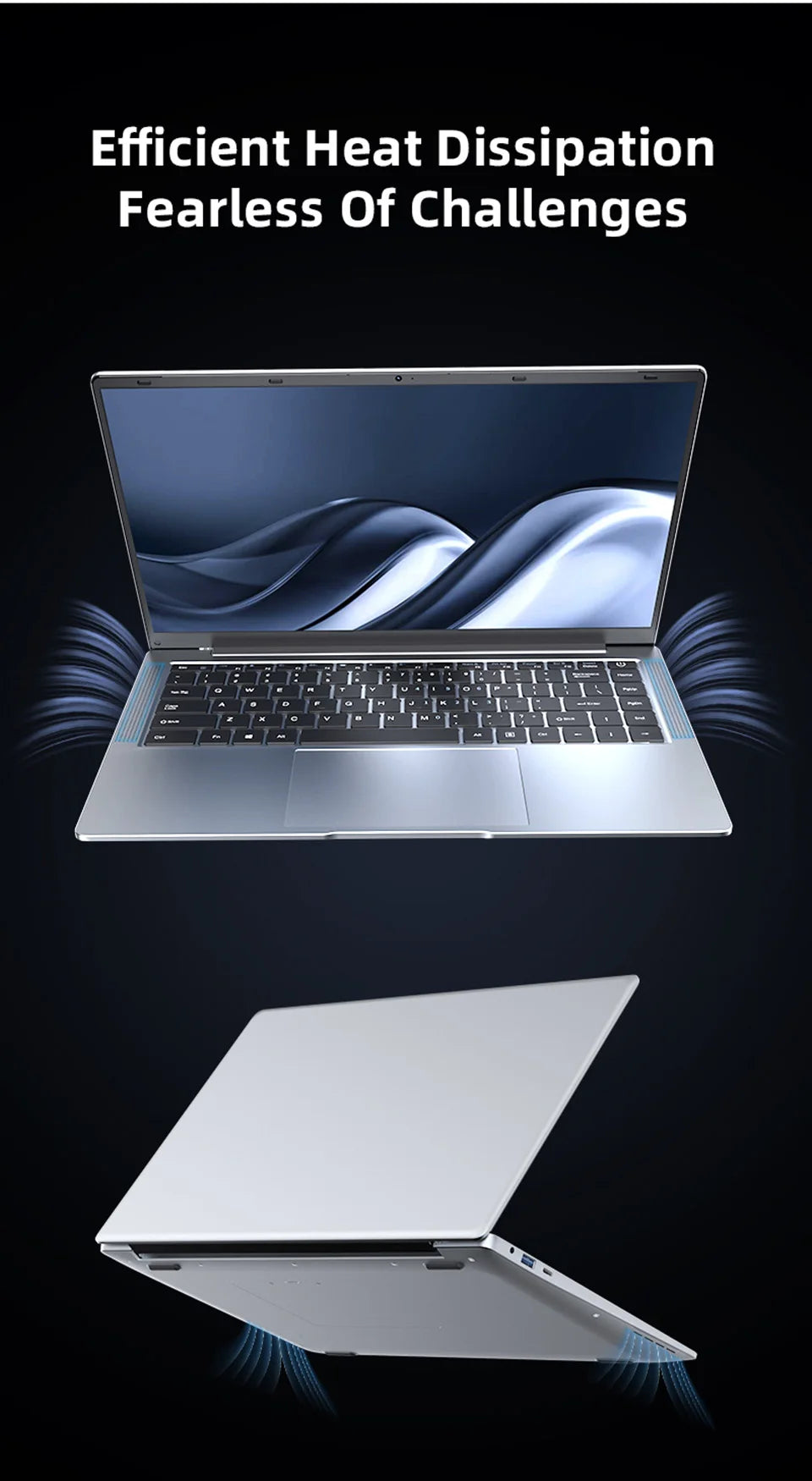 Portable Laptop Computer Windows 11 Intel i7-9850H Intel A3950 Notebook PC Gamer 12GB RAM 512GB 1TB SSD Office Study Computer PC