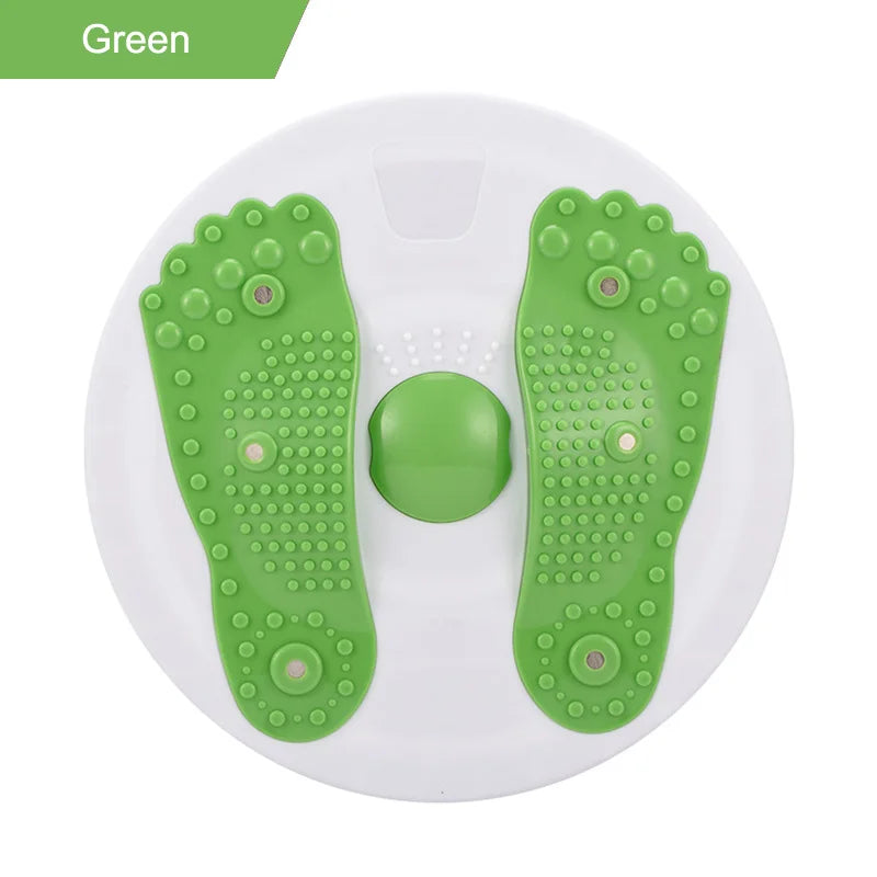 Waist Twisting Disc with Magnetic Massage - Durable Core Toner Body Shaping Massage Equipment Green Tidesmit