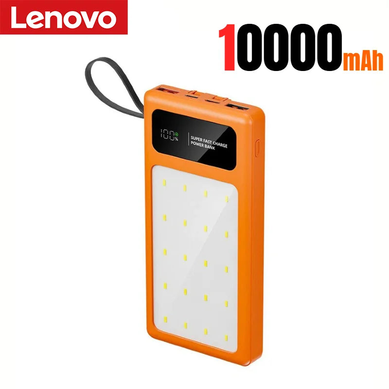 Tidesmit High Capacity Portable Charger | Fast Charging Power Bank Orange 10000mAh Tidesmit