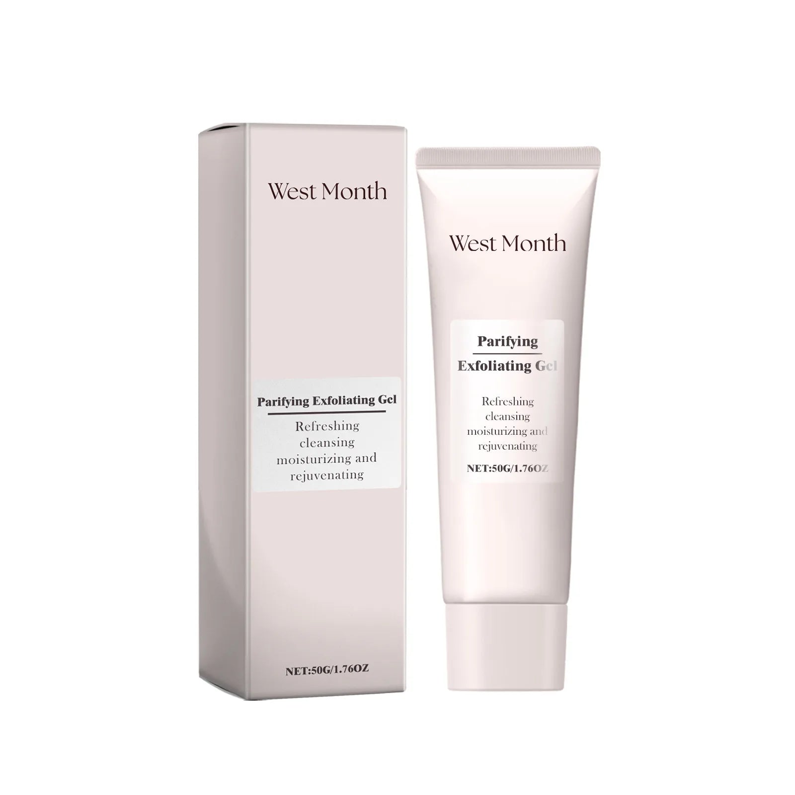 Exfoliating Peeling Gel for Acne and Blackheads - 50g Gentle Formula Scrubs Treatments 50g Boxed Tidesmit