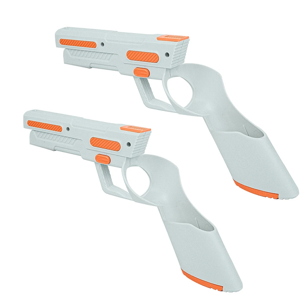 Meta Quest 3 VR Gun Stock Grip | Precision FPS Aiming Controller White white Tidesmit