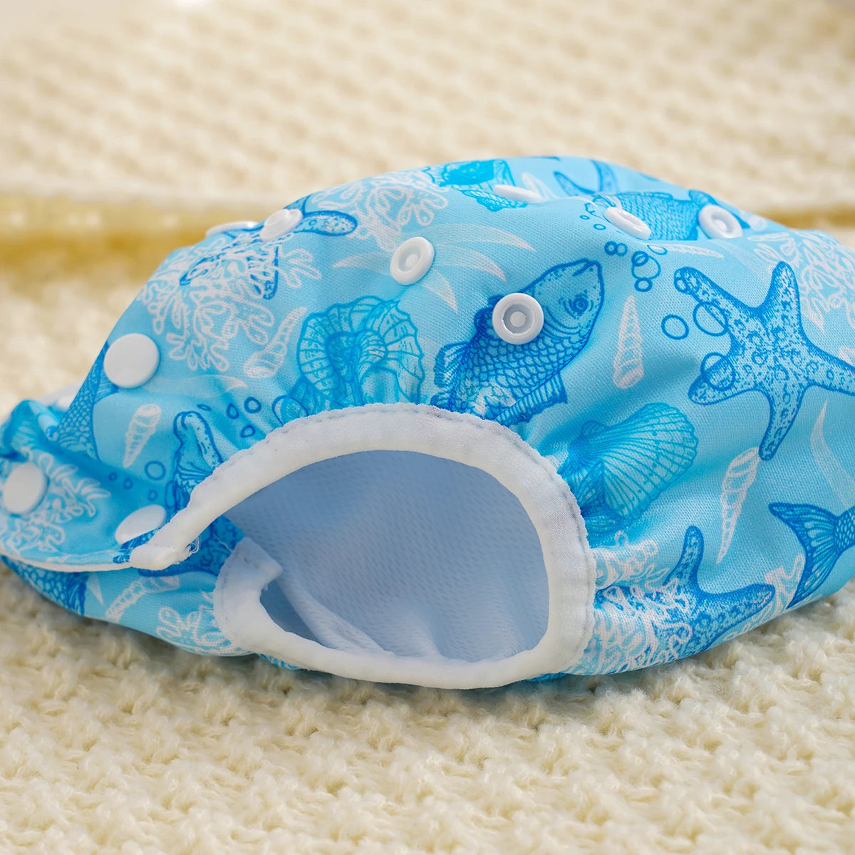 Elinfant 1 Pc Summer Breathable Swimming Diaper For Beach & Pool, Reusable Baby Cloth Diapers Training Pants