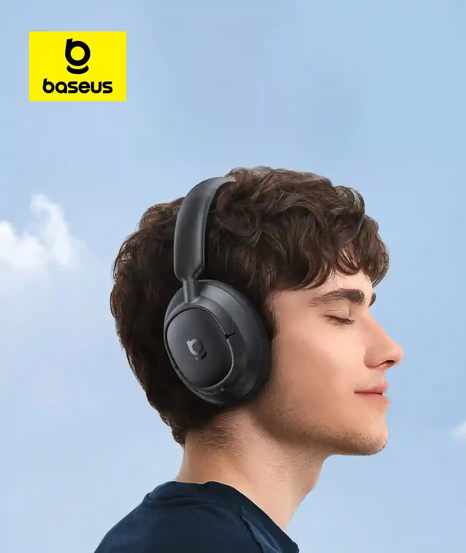 Wireless Noise Cancelling Headphones: 80Hr Battery Over-Ear Audio Tidesmit
