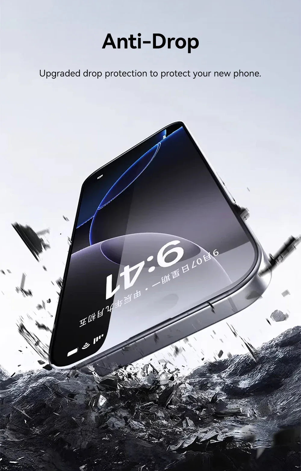 iPhone 17 Pro Max Screen Protector: 9H Tempered Glass - Case Friendly Tidesmit