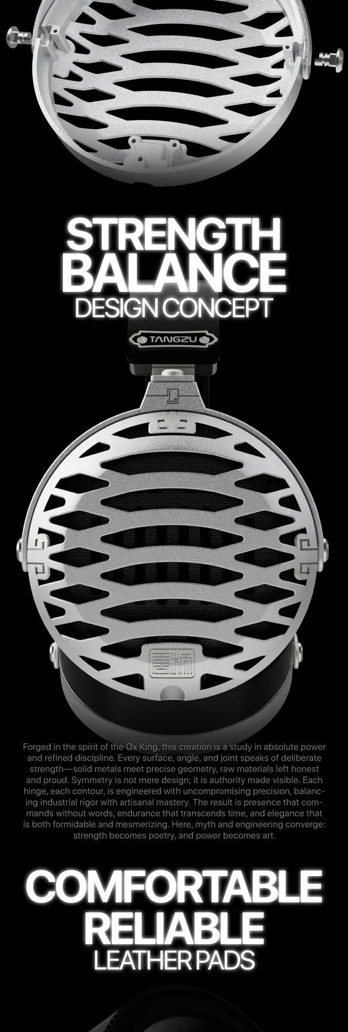Planar Magnetic Open-Back Headphones Over-Ear Audio by Tidesmit Tidesmit