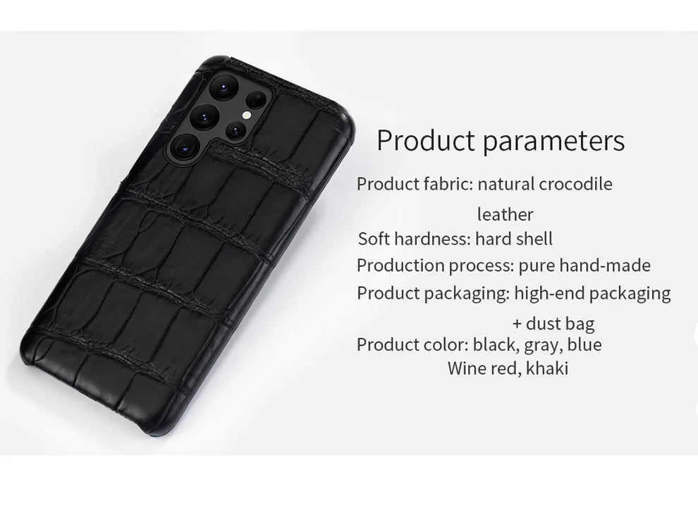 Samsung Galaxy S25 Ultra Leather Case - Slim Protective Cover Tidesmit