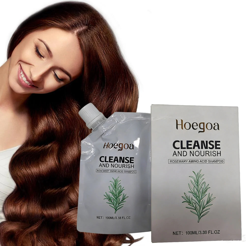 1/2PCS Rosemary Amino Acid Shampoo, Shampoo for Thinning Hair, Natural Formula to Strengthen & Thicken Hair, Controls Oily Scalp