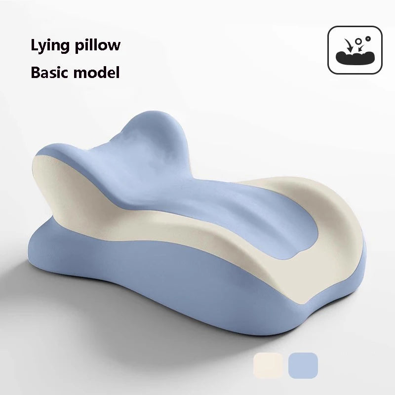 Memory Foam Ergonomic Pillow for Neck Support and Muscle Relief Massage Cushion Without small pillow 2 Tidesmit
