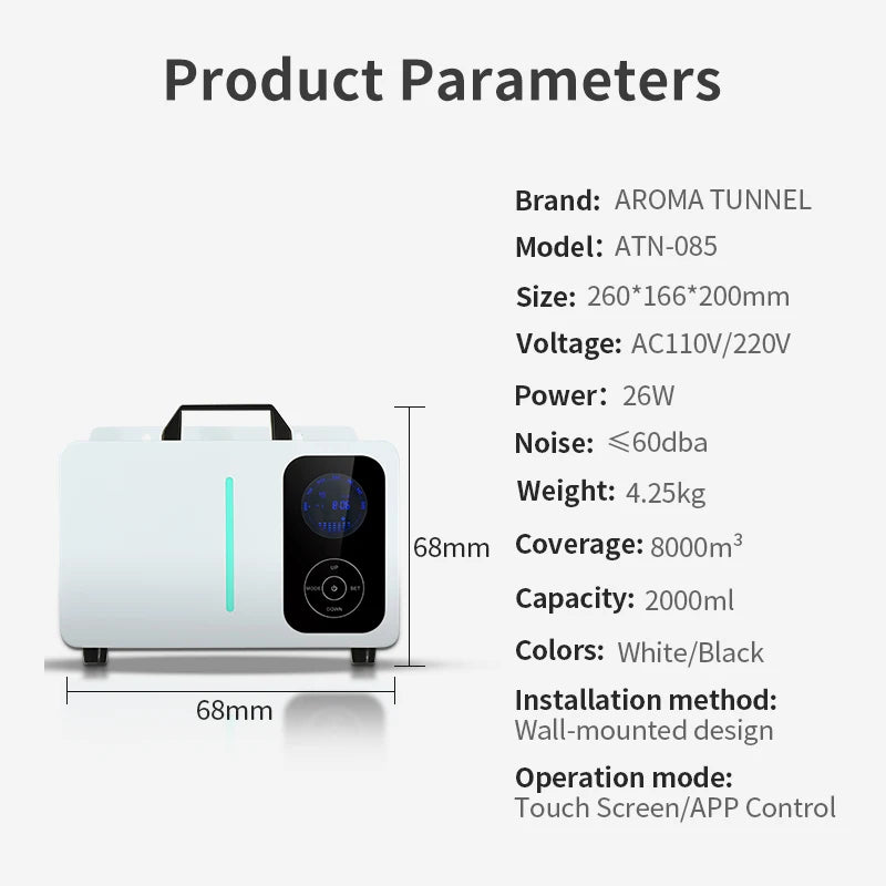 NAMSTE Aroma Diffuser machine Electric Large Fragrance Machine For Home HVAC System Scent Machine APP Control Aroma Diffuse