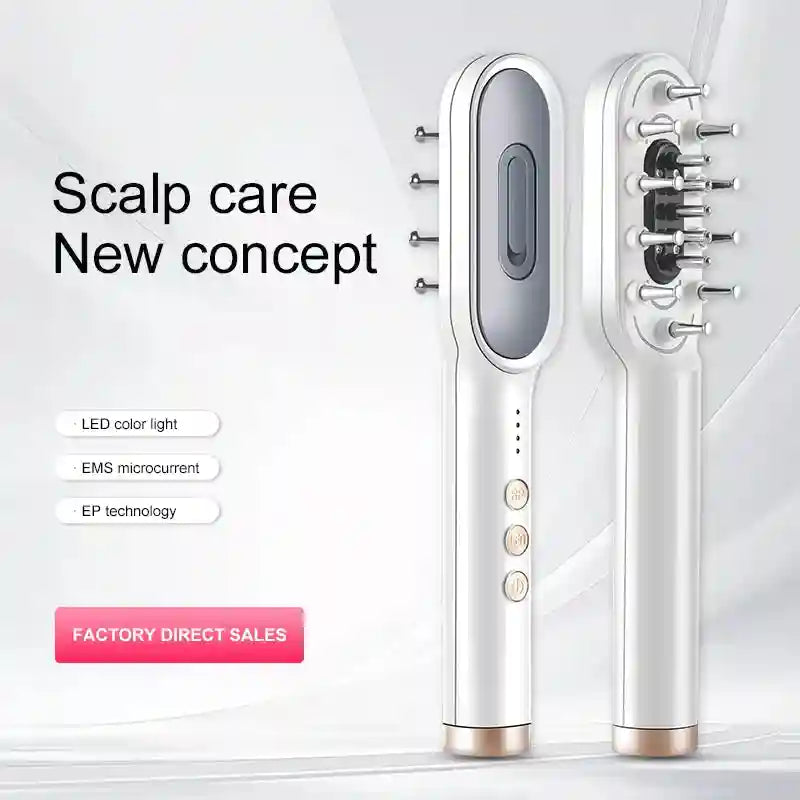 Red Light Therapy Hair Growth Comb - Professional Scalp Massager Relaxation Treatment Tidesmit