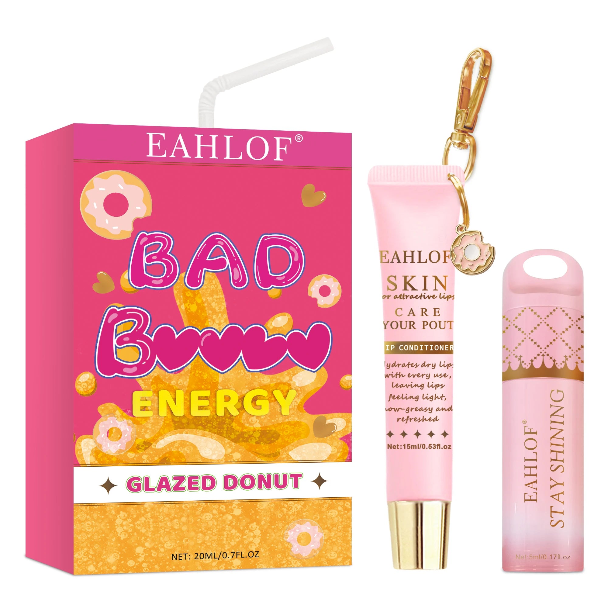 Moisturizing Lip Balm Mask - Intensive 15ml Treatment for Dry Lips Lip Care GLAZED DONUT 15ml Tidesmit