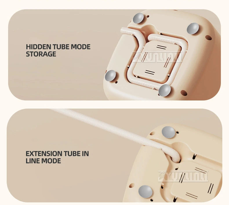 Tidesmit portable mini washing machine side view showing compact automatic laundry design for undergarments and baby