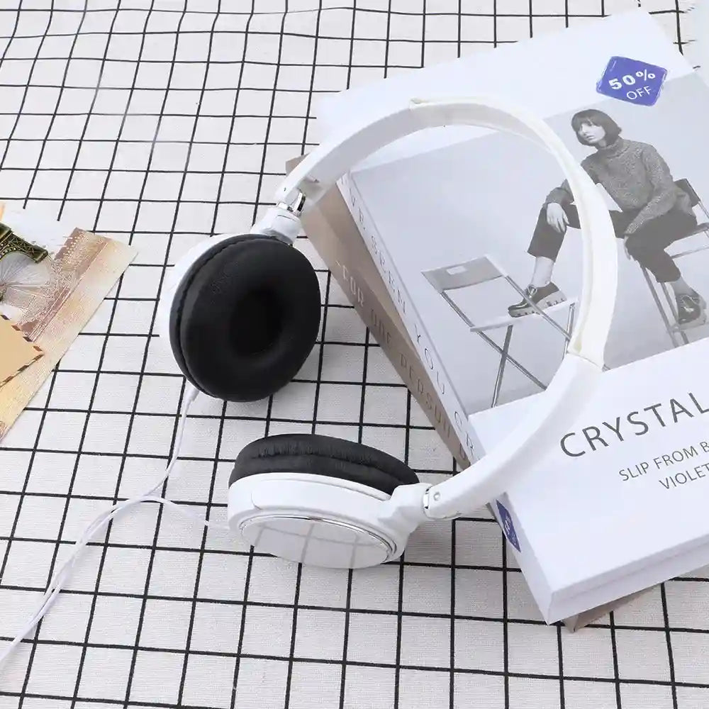 Noise Cancelling Wired Over-Ear Headphones with Mic - Tidesmit Tidesmit