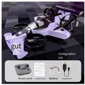 Remote Control Drone Car 2-in-1 Flying Vehicle - White, Green, Purple Purple Tidesmit
