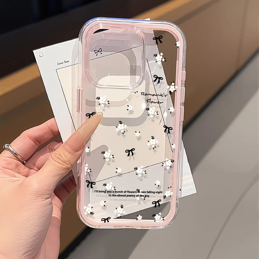 Pink Phone Case for iPhone 17 Pro Max - Shock-Absorbing Slim Cover Pink NH96 Tidesmit