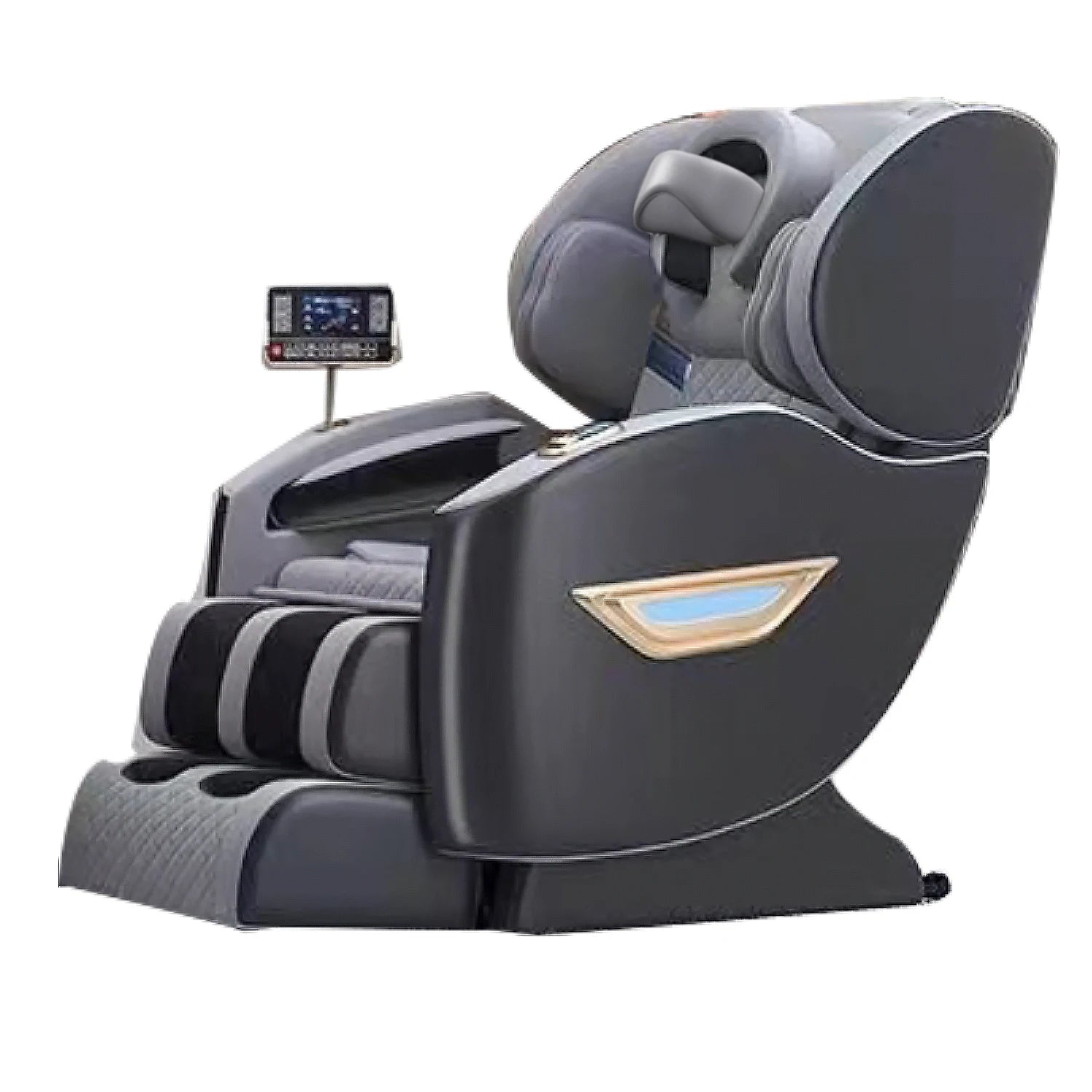Massage Chair Zero Gravity Recliner with Heat Therapy & Bluetooth Massage Chairs YJ-5813A Black brown Tidesmit