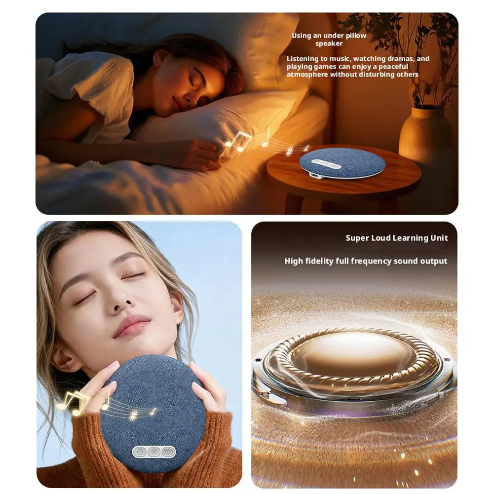 Mini Sleeping Bluetooth Speaker Nature Sound White Noise Soundbar Wireless MP3 Music Player Ultra Thin Timed Shutdown Audio Pla