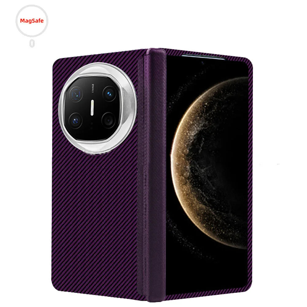 Huawei Mate X6 Aramid Fiber Case | Slim Magnetic Protection 600D purple ZZ China Mainland Huawei Mate X6 Tidesmit