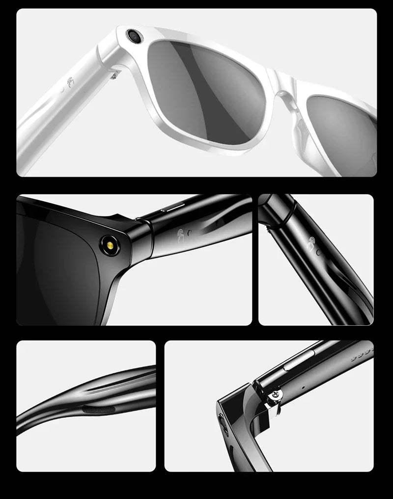 Smart Glasses with AI Camera and Voice Translation - Tidesmit Tidesmit
