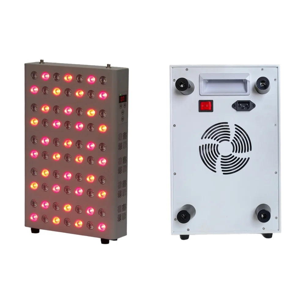 Led Red Light Therapy Panel Dimming Timing LED Beauty Devices Double Chip 660nm 850nm Infrared Light Therapy Skincare Face Body