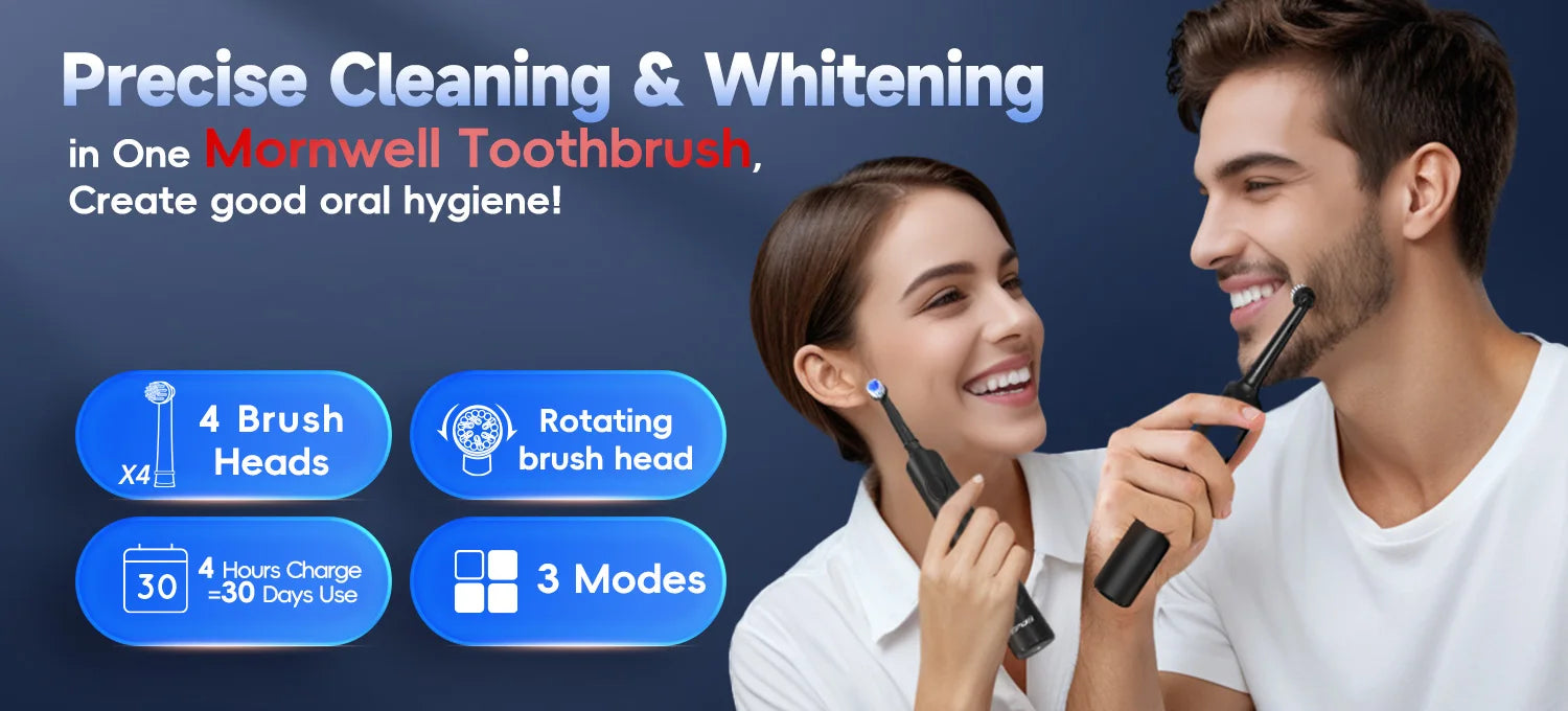 Electric Toothbrush Rotation Clean Teeth Adult 3 Modes Teeth Brush T37 Sonic Electric Tooth Brush With 4 Extra Replacement Heads