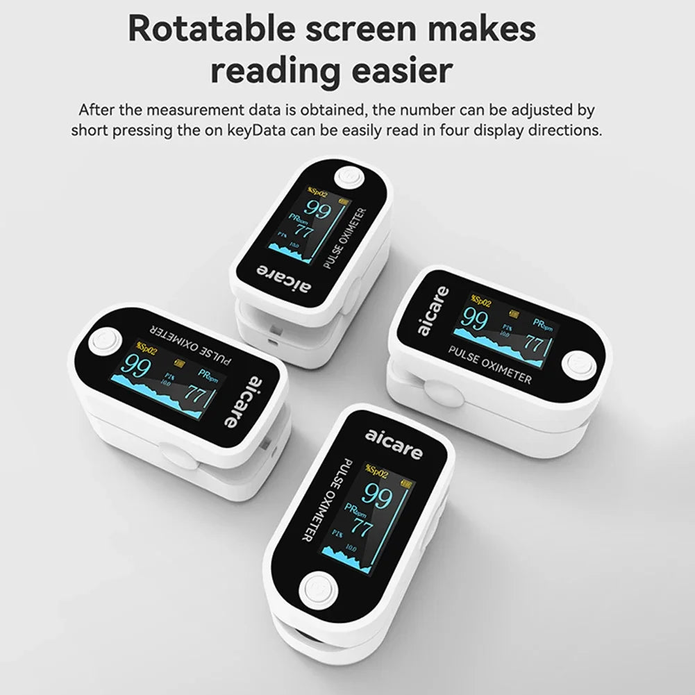 Oximeter Portable Fingertip Pulse Blood Oxygen Saturation Monitor With Lcd Display Fingertip Oximeter Testing SpO2 Health Care