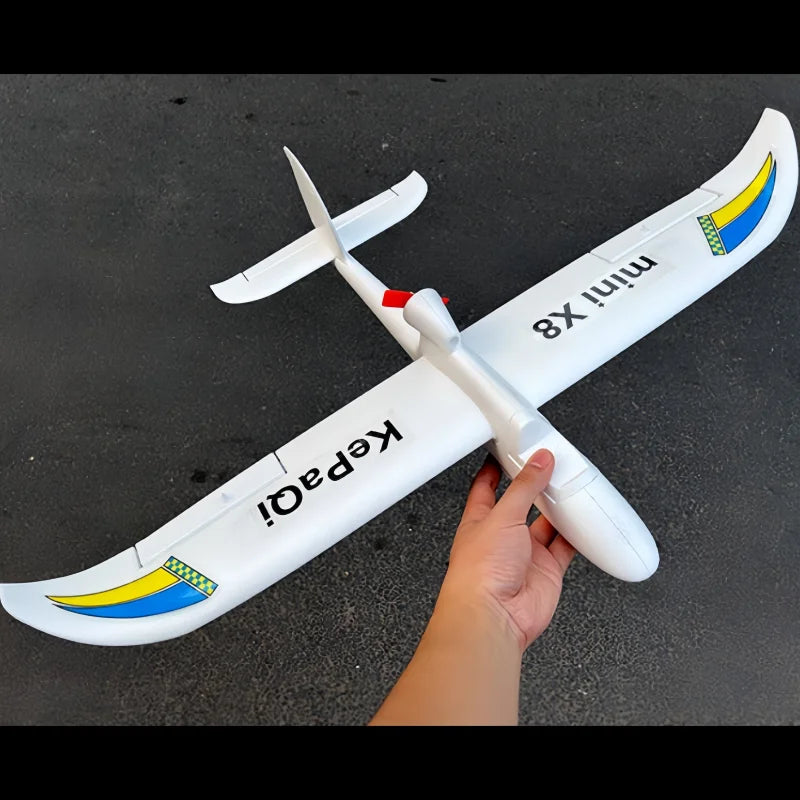 Tidesmit X8 Mini 800mm RC Glider Plane - Stable Beginner Electric Drone Tidesmit