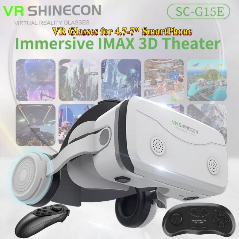 Tidesmit VR Headset for 4.7-7 Inch Smartphones - 3D Cinema Experience Tidesmit