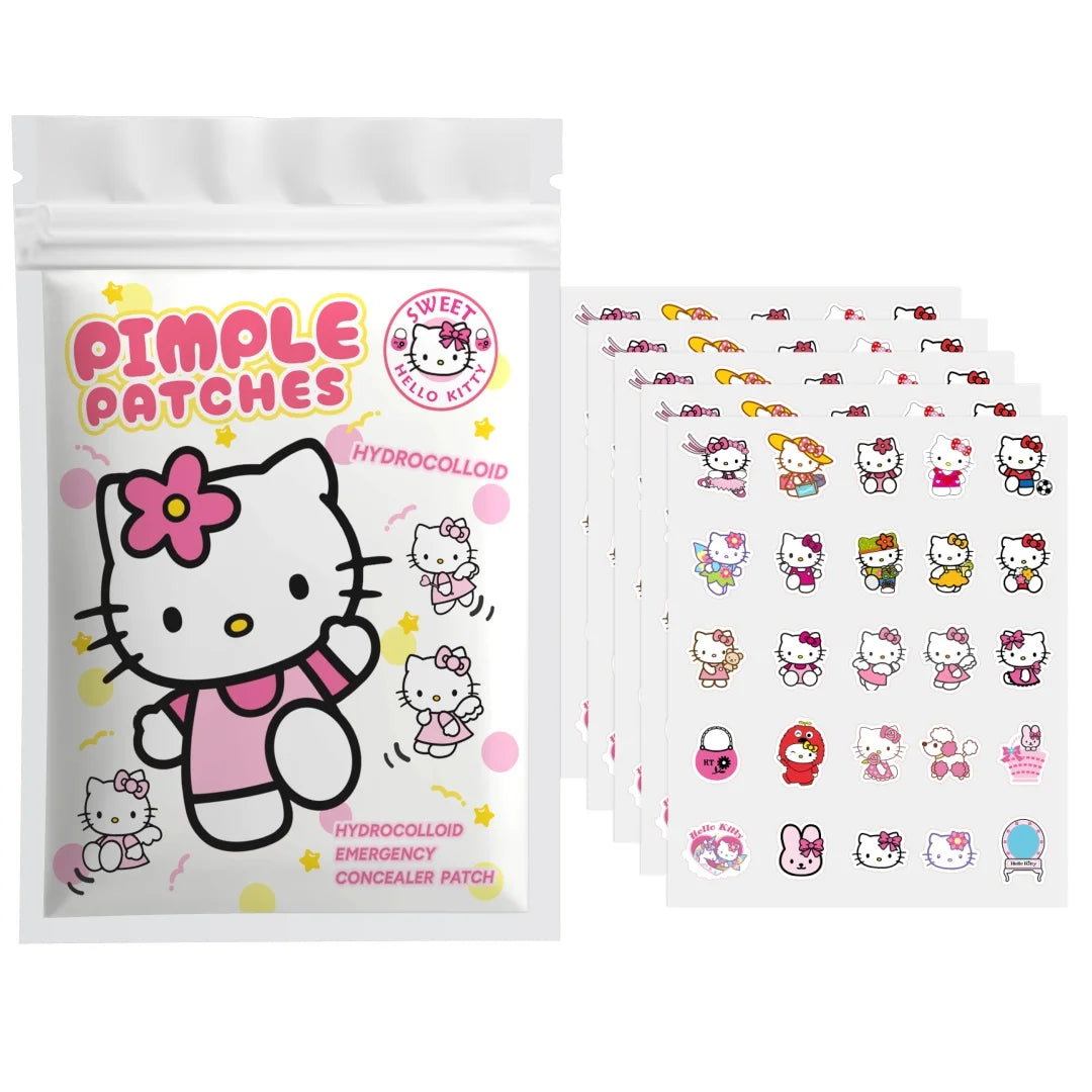 Acne patches, acne stickers, facial acne patches, concealer, concealer stickers 125PCS hello kitty