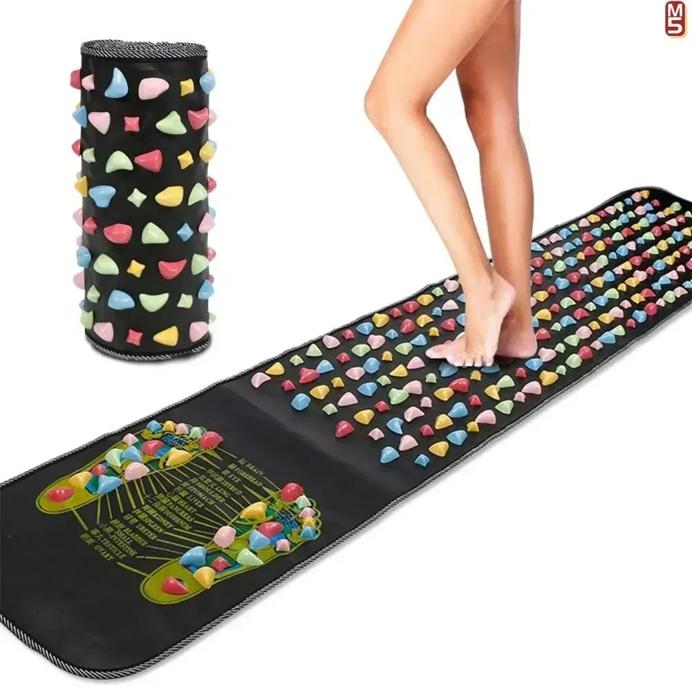 Foot Massage Mat for Reflexology Pain Relief - Tidesmit Home Spa Series Relaxation Treatment Tidesmit