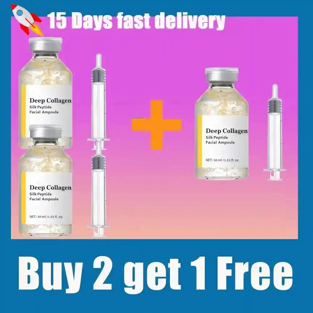 Tidesmit Silk Peptide Intensive Lifting Ampoule for facial skin tightening and anti-aging with collagen complex