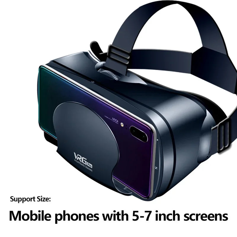 VR Headset for Smartphones - Lightweight 3D Virtual Reality Glasses Tidesmit