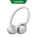 Tidesmit Wireless Headphones with Active Noise Cancelling 3D Audio Silver White Tidesmit