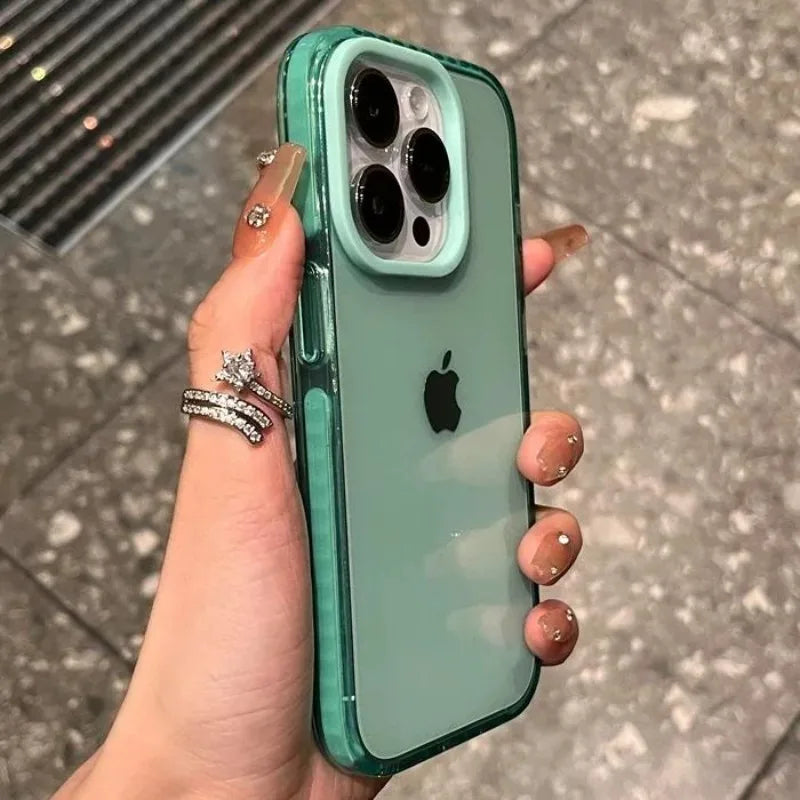 Shockproof iPhone Case with Airbag Bumper - Clear Slim Fit Protection Tidesmit