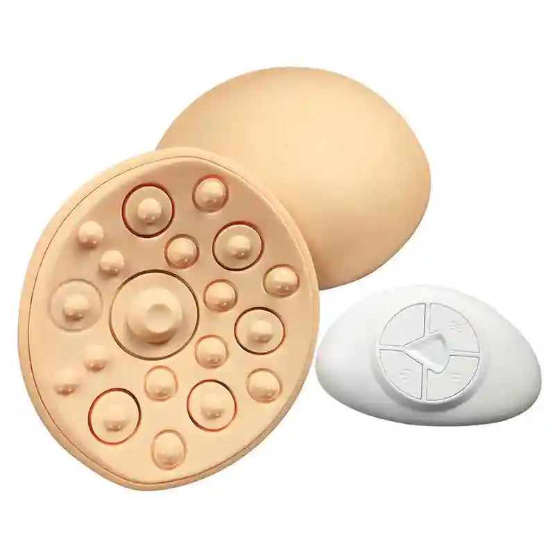 Electric Breast Massager for Firming - Gold Rechargeable Device Massage Cushion Gold Tidesmit