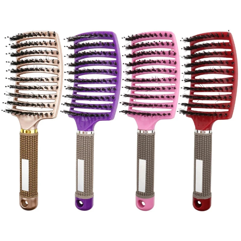 Massage Hair Comb for Scalp Care & Detangling - Tidesmit Gold Edition Massage Chairs Tidesmit