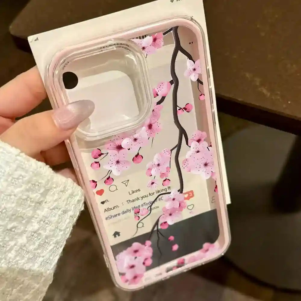 Floral iPhone 15 Pro Case - Slim Shock-Absorbing Cover with Drop Protection Tidesmit