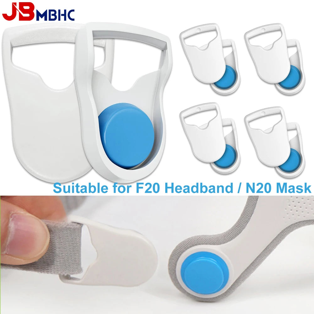 2/4/6/8/10PCS CPAP Headgear Clips Magnetic CPAP Mask Clips Compatible with AirFit F20 F30 N20 Quick-Disconnect Headband Clips