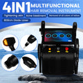 Tidesmit 4-in-1 Ice Platinum laser hair removal machine featuring 755 808 940 1064nm wavelengths, side angle view.