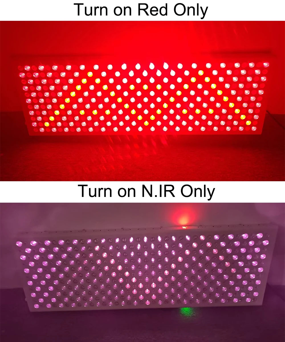 Newest 300W 500W 900W 1500W 2000W 630nm 660nm LED Red Light Therapy 810nm 830nm 850nm NIR Therapy Light for full body, grow lamp